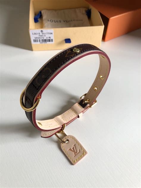 faux louis vuitton dog collar